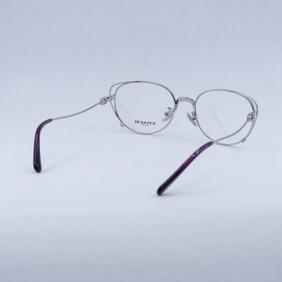 🕶️ New Coach HC5095 9001 Eyeglasses - Silver Frame 54mm - Picture 4 of 11